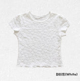 Daisy Flower Lace Feminine Short Sleeve T-shirt