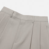Moz two-tuck wide slacks