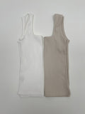 Embo Square Neck Sleeveless