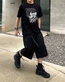 Utility Belted Bermuda Pants