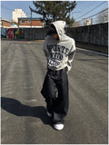 Nordic Slub Wide Flare Denim Pants