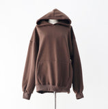 (Unisex) Diction Embroidered Brushed Over Hood