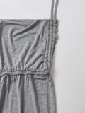 Shirred Layered Long Skirt