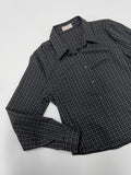 Asso Check Slim Fit Crop Shirt