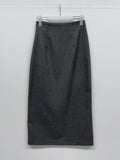 Warm Touch Wrap Slit H-Line Long Skirt