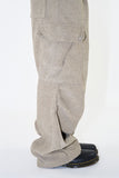 Baden corduroy pintuck pants