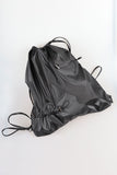 Hills leather string backpack
