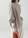 [Premium] Superfine Wool Diagonal Knit