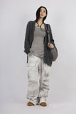 Dirty washed cargo pants