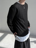 SS Cutting Thin Linen Knit T-Shirt