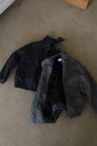 full fur lining) Mild fleece blouson jacket