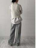 Pepper U-neck knit vest