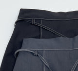 Stitch Banding Midi Skirt