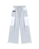 Patch Nylon Curved Pants