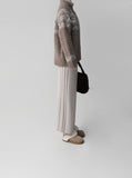 Nordic Knit Zip-up Jacket