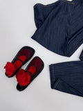 437 High Waist Wide Denim Pants