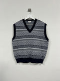 Jacquard V Knit Vest