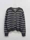 Glam Striped Crop Cardigan