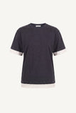 Iron rule layered vintage T-shirt
