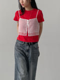Organza Popo Layered Bustier
