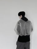 Translucence plastic zip-up