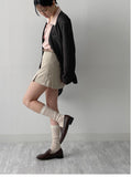 Simon No Collar Loose Fit Jacket