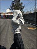 Sports crop hooded Zip-Up