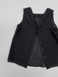 Mocha Strap Sleeveless Blouse