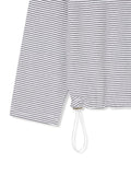 Jem Mix Striped Hooded Top