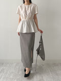 [SS] Bocashi Unbalanced Layered Bustier