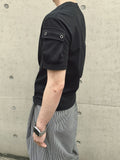 Bade Pocket Crop Short Sleeve T-shirt