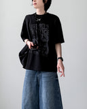 Noir Half Knit T-shirt