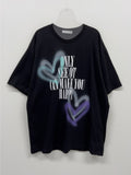 Love Happy Overfit Short Sleeve T-Shirt
