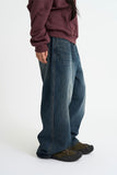 Rave heat wide denim pants