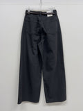 [Belt SET] 227 Pintuck Wide Cotton Pants