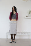 Eyelet one-piece skirt