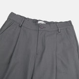Taper Pintuck Banding Trousers