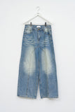 Turn Over Wide Denim