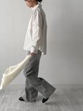Maroon Stripe Loose-Fit Shirt