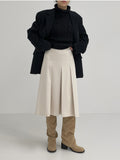 Jessie Brushed Pleated Skirt