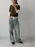 Decor Round Half Knit