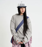 Stitch waffle hood knit