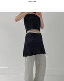 Punching Lace Knit Skirt