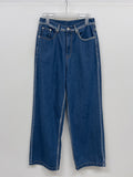 [unisex] Painted Wide Denim Pants