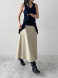 [SET] Ferral Ribbed Cardigan Sleeveless Set