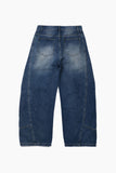Dart Curved Denim Pants