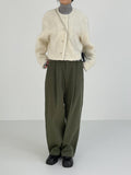 [unisex] Work Peach Bijo Wide Pants