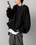 Granite Balloon Crop Sweatshirt