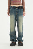 Tin brush regular carpenter denim pants