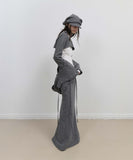 Layered Bolero Wool Jacket